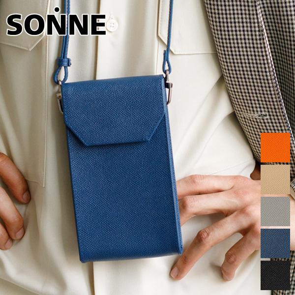 ゾンネ 3年保証付 SONNE ゾンネ CLAUDIO クラウディオ スマートフォンショルダーバッグ...