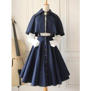 ロリータケープ ゴスロリ ロリィタポンチョ クラシック