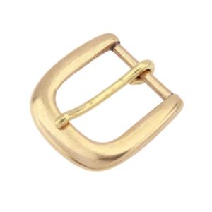 senwa 真鍮製 ベルトバックル ブラスピン式 巾30mm ゴールド