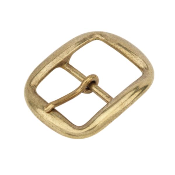 senwa 日本製真鍮生地 中一美錠 ピン式ベルト用バックル 巾40mm  交換用尾錠 レザークラフ...