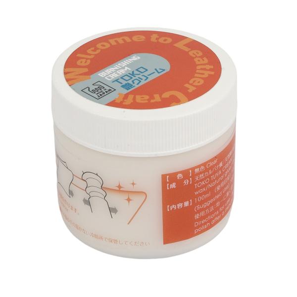 oka TOKO艶クリーム 100ml コバ・トコ・銀面磨きクリーム レザークラフト用 仕上・保護剤