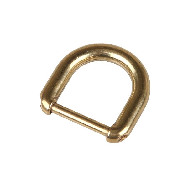 SENWA真鍮製 ネジ式 開閉 Dカン シャックル15・20・25・32mm U字型 吊り具