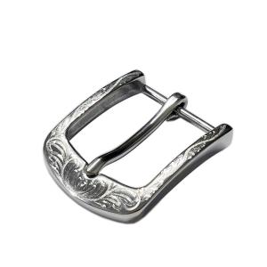 SENWA ブラス唐草レンジャーバックル ベルト用 メンズ 巾40mm 3点 