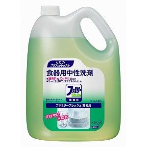 花王ファミリーフレッシュ(4.5L)[4.5L×4本入り][油汚れもスッキリ落とす！]《花王（Kao)正規取扱店》｜senzaiwaxsuper