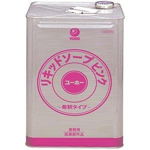 業務用手洗石鹸液 薬用リキッドソープピンク18LBIB薬用(医薬部外品)タイプ《ミッケル化学正規代理店》●画像は缶ですがBOXタイプに変わっています。｜senzaiwaxsuper