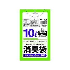 3ケース入送料無料事業者限定消臭袋10L　AS15緑半透明0.025×450×500mm10枚×80冊×3ケースセットハウスホールドジャパン正規代理店　北海道沖縄離島送料別途｜senzaiwaxsuper