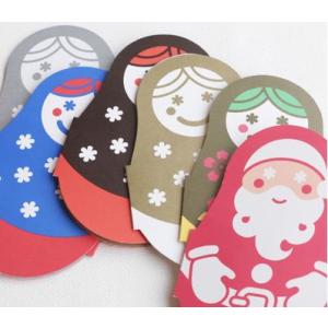 韓国雑貨 ［mmmg］MATRYOSHKA CARD (ランダム4枚)［韓国文房具］［可愛い］［かわいい］［韓国 お土産］｜seoul4