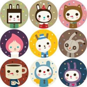 韓国雑貨 DRINKY DOLL sticker...の商品画像