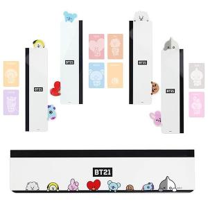 ＝BT21公式グッズ＝［バンタン］［BTS］モニターメモパッドセット（ポストイット付き）［防弾少年団］［韓国文房具］［可愛い］韓国雑貨 ［韓国 お土産］