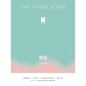 (韓国楽譜) ピアノスコア BTS / Spring Day｜韓国語書籍｜THE PIANO SCO...