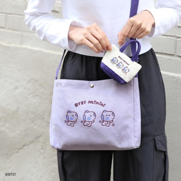 ＝BT21公式グッズ＝ バンタン BTS BT21 CANVAS CROSS BAG(MANG)｜か...