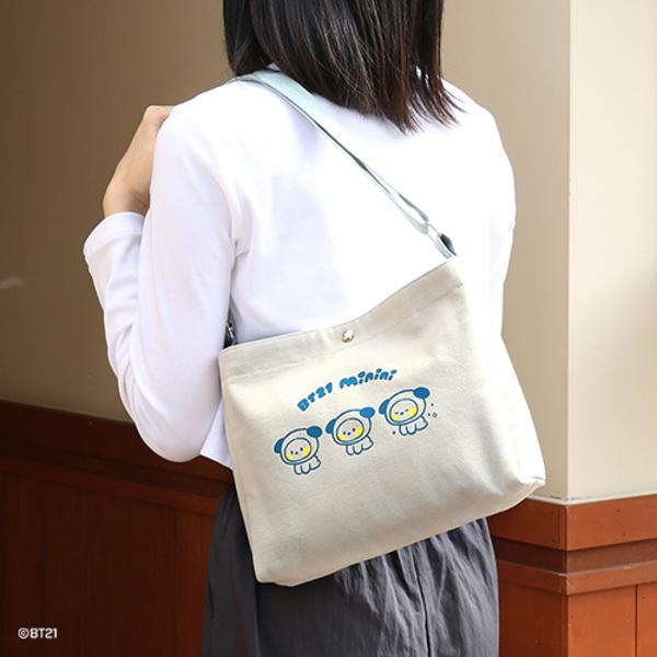 ＝BT21公式グッズ＝ バンタン BTS BT21 CANVAS CROSS BAG(CHIMMY)...