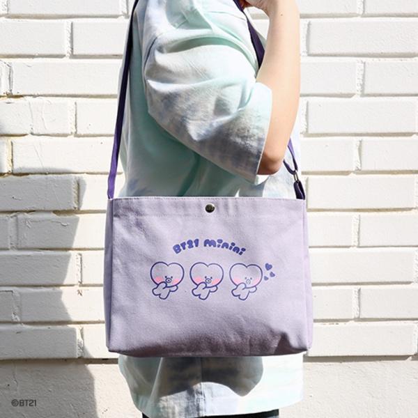 ＝BT21公式グッズ＝ バンタン BTS BT21 CANVAS CROSS BAG(TATA)｜か...