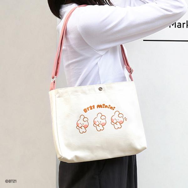 ＝BT21公式グッズ＝ バンタン BTS BT21 CANVASCROSS BAG(COOKY)｜か...