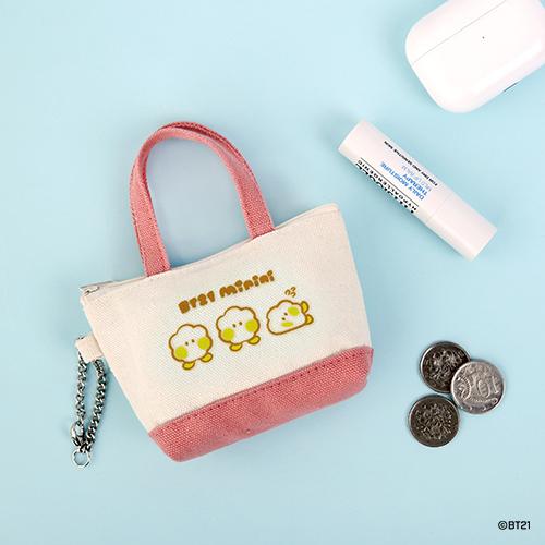 ＝BT21公式グッズ＝ バンタン BTS BT21 CANVAS MINI POUCH(SHOOKY...