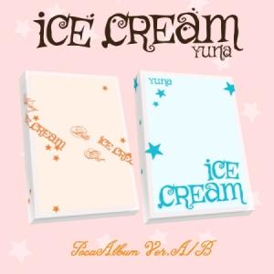 YUNA (ITZY) / ICE CREAM (1ST ミニアルバム) POCAALBUM VER. (２種から１種ランダム発送)｜CDではありません｜(予約販売 3/23以降発送予定)