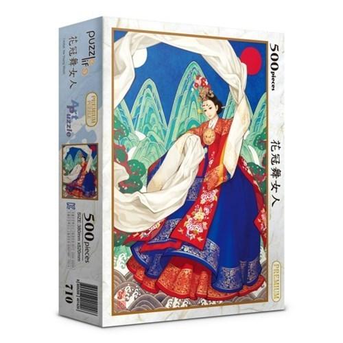 韓国雑貨 韓国の伝統美パズル［伝統舞踊 / 500ピース］［可愛い］［かわいい］［韓国 お土産］