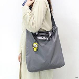 ＝BT21公式グッズ＝［バンタン］［BTS］ストラップが揺れる　シンプルなエコバッグ［防弾少年団］［韓国文房具］［可愛い］韓国雑貨