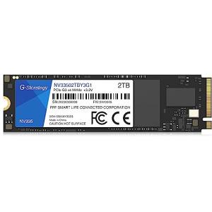 SSD 2TB m.2 Gen3 ×4 NVMe G-Storategy Type 2280 内蔵 最大読込:3418MB 最大書込:3075M