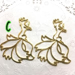 キツネ レジン枠 各2個セット 10種の詳細画像3