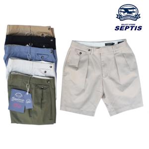 BARNSTORMER(バーンストーマー) SEPTIS別注 ALVY CHINO SHORTS(アルビー チノショーツ) 2TUCK CHINO SHORTS(ツータック チノショーツ)｜セプティズ