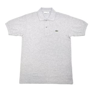 JAPAN LACOSTE(ジャパンラコステ) L1264 S/S PIQUE POLOSHIRTS(半袖 鹿の子 ポロシャツ) ARGENT(HEATHER SILVER)(CCA)｜septis