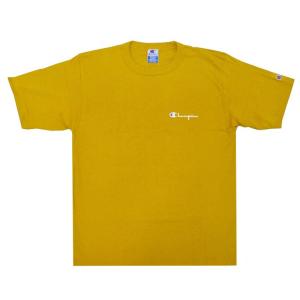 CHAMPION(チャンピオン) 【MADE IN U.S.A.】 DEADSTOCK(デッドストック) 80s S/S LOGO T-SHIRTS(アメリカ製 80年代 半袖 ロゴ Tシャツ) MUSTARD｜septis