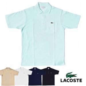 JAPAN LACOSTE(ジャパンラコステ) 80s MODEL (80年代モデル復刻) POCKET POLO SHIRTS (ポケットポロシャツ) PH036EL【5COLORS】｜septis