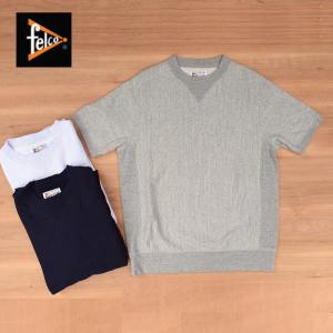 FELCO(フェルコ) 12oz INVERSE WEAVE V GUSSET S/S SWEAT(12オンス インバースウィーブ ガセット 半袖スウェットシャツ)｜セプティズ