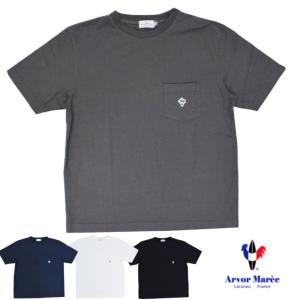 ARVOR MAREE(アルボーマレー) S/S C/N POCKET T-SHIRTS (半袖 クルーネック ポケットTシャツ) LIGHT JERSEY｜septis