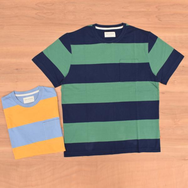 FAR AFIELD(ファーアフィールド) &quot;BOLD STRIPE&quot; POCKET T-SHIRT...