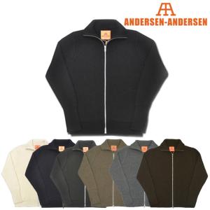 【7 COLOR】ANDERSEN-ANDERSEN(アンデルセン アンデルセン) "THE-NAVY" FULL ZIP SWEATER(フルジップセーター/カーディガン) 正規代理店取扱｜septis