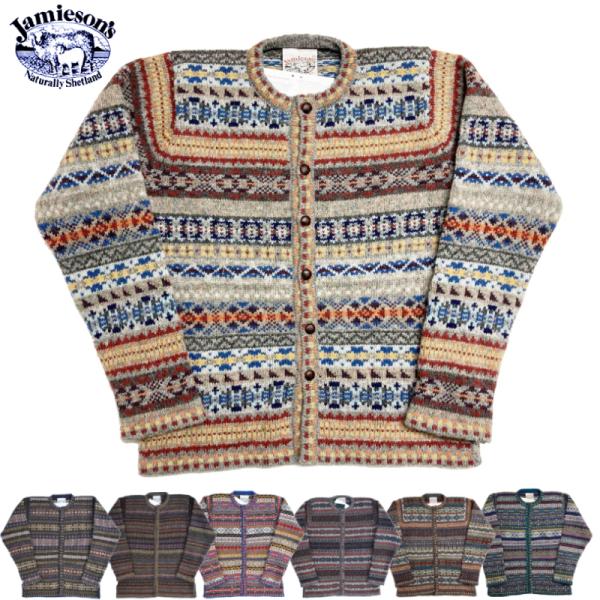 JAMIESON&apos;S(ジャミーソンズ)【MADE IN ENGLAND】 FAIRISLE CREW...