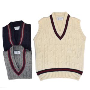 JAMES CHARLOTTE(ジェームスシャルロット) 【MADE IN ENGLAND】CRICKET VEST(イギリス製 クリケットベスト) WOOL｜septis