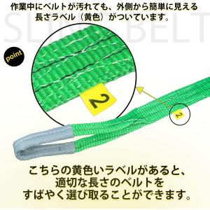 【2本セット】HELIX スリングベルト 4m...の詳細画像1