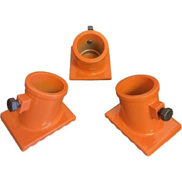 HELIX 三脚ヘッド用スパイク 1ton 3個 チェーンブロック用 1t 三脚ヘッドベース レバー...