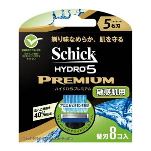 シック ハイドロ5 プレミアム 敏感肌用 替刃　8個入り