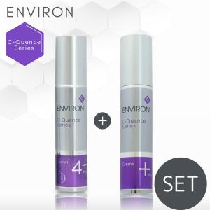 エンビロン Ｃ-クエンスセラム 4プラス & Ｃ-クエンスクリーム プラス セット 35ml 保湿ジェル クリーム ENVIRON