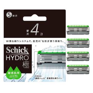 schick（シック） ハイドロ極 パワー 敏感肌用 替刃 4個入り