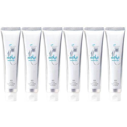 アパガード Mプラス スタンダードタイプ 130g 美白歯磨き粉 6本セット