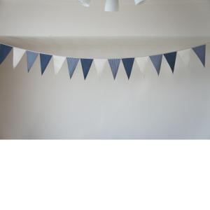 布ガーランド デニム紺 290cm フラッグ 結婚式 キャンプ