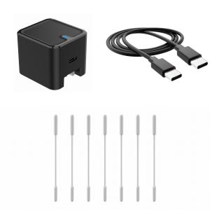 Ploom プルーム Ploom X ADVANCED AURA with2 Ploomデバイス用純正付属品セット(ACアダプター・USB-Cケーブル・クリーニングスティック)