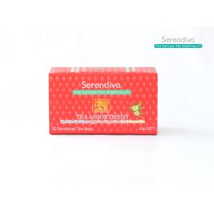 Tea Assortment with 6 varieties in individually pouched teabags/6種ティーアソート アルミ袋個包装30ティーバッグ/ 60g/Serendiva