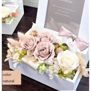 プリザーブドフラワー natural 写真立て...の詳細画像1