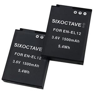 str ニコン EN-EL12 互換バッテリー２個セット[残量表示可能 純正充電器で充電可能 純正品と同じように使用可能] COOLPIX S8200｜sereno2