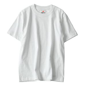 [ヘインズ] メンズ ビーフィー Tシャツ BEEFY-T 2枚組 綿100% 肉厚生地 ヘビーウェイトT H5180-2 ホワイト S｜sereno2