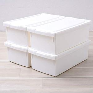 グリーンパル 収納ケース 4個組 コミック本 小物収納 ホワイト GP-210096