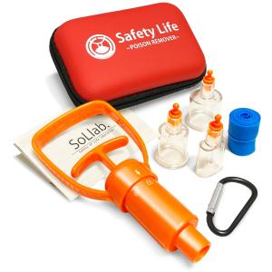 Safety Life(セーフティライフ) ポイズンリムーバー 毒吸引器 コンパクト 携帯ケース付 応急処置 セット｜sereno2