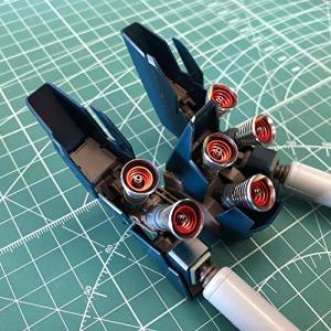 MG 1/100 機動戦士ガンダムNT シナンジュ・スタイン(ナラティブVer.)用 メタルバーニアセット (シルバー+レッド)｜sereno2