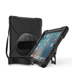 ProCase iPad 2 3 4 (旧モデル) 保護ケース 耐衝撃 バンパーケース 360°回転スタンド機能 調節可能なショルダーストラップ 適用｜sereno2